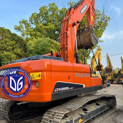 Oorspronkelijke gebruikte Doosan DX225 22,5 ton Nieuwe aankomst graafmachine met precisie besturing