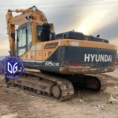 Gebruikte originele Hyundai 225 22.5Ton Crawler Excavator Middelgrote Excavator Nu verkrijgbaar