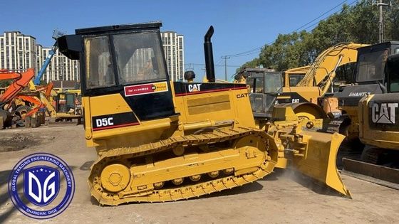 D5C Gebruikte Caterpillar Dozer Hydraulische bulldozer met een prachtige kracht