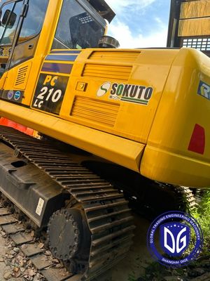 Komatsu PC210LC Gebruikte graafmachine met kruipmachine Geautomatiseerd brandstofbeheersysteem