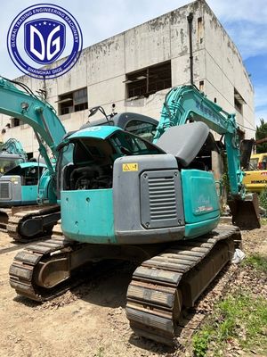 Manoeuvreerbare Sk75SR Gebruikte Kobelco 7,5 ton graafmachine veelzijdig voor de bouw