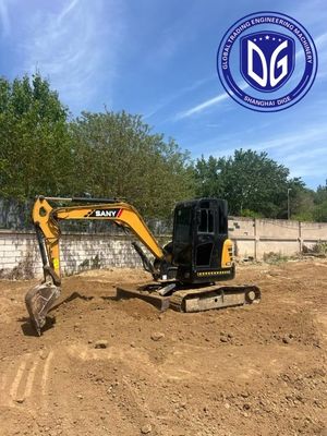 Versatile graafmachine Sany SY55C voor verschillende bouwtoepassingen