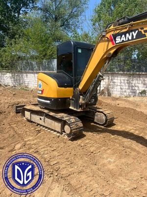 Versatile graafmachine Sany SY55C voor verschillende bouwtoepassingen