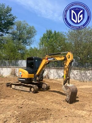 Versatile graafmachine Sany SY55C voor verschillende bouwtoepassingen