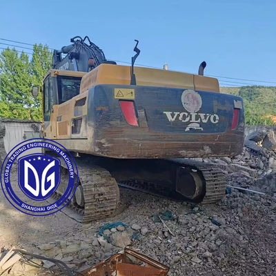 Originele gebruikte Volvo EC480 48Ton Crawler Excavator geluidsreductietechnologie