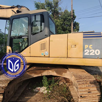 Originele 22 ton Komatsu graafmachine PC220-7 Origine uit Japan Ergonomische besturing