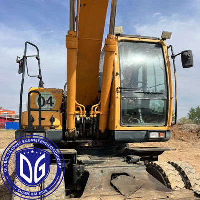 Oorsprong Korea 210W-9 Gebruikte Hyundai Wheel Excavator 210W-9 Wheel Excavator Tweedehands Hyundai Excavator 210W-9