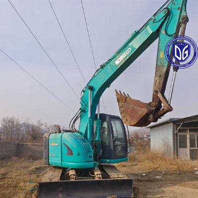 Gebruikte Kobelco SK135 13,5Ton Crawler Excavator Originele staat Zware lading hanteren