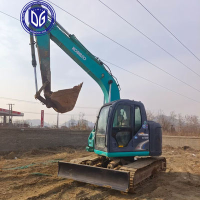 Gebruikte Kobelco SK135 13,5Ton Crawler Excavator Originele staat Zware lading hanteren
