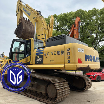 Gebruikte Komatsu PC490 49Ton Crawler Excavator Grote mijnbouwapparatuur Originele