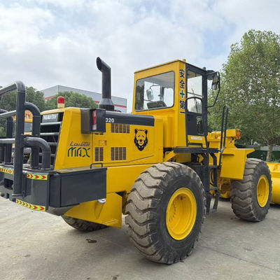 Japanse merkladder Komatsu WA320 Gebruikte ladder voor Komatsu-bouwmachines