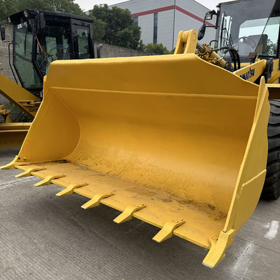 Gebruikte WA320-5 ladder Japan Komatsu WA320-3 WA320-5 WA470-3 WA470-6 wiellader In uitstekende staat
