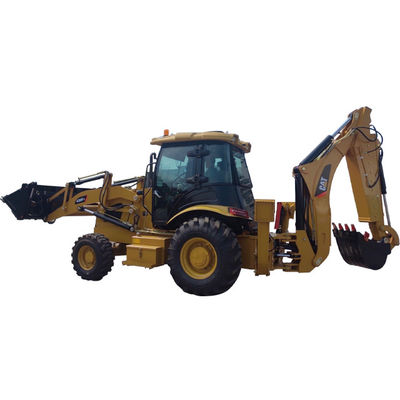 Gebruikte graafmachines Caterpillar Backhoe Loader met levenslange technische begeleiding op afstand