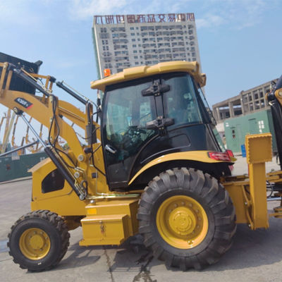 Gebruikte graafmachines Caterpillar Backhoe Loader met levenslange technische begeleiding op afstand