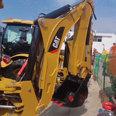 Gebruikte graafmachines Caterpillar Backhoe Loader met levenslange technische begeleiding op afstand