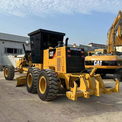 Hydraulische rijdende vorm Caterpillar Grader 140h 14677kg Machine Gewicht voor en nauwkeurige weggrader