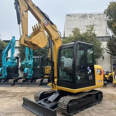 Gebruikte Caterpillar-graafmachine 5,6 km/u snelheid en manoeuvreerbaarheid voor drukke stadsreconstructiesites