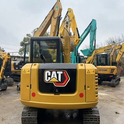 Gebruikte Caterpillar-graafmachine 5,6 km/u snelheid en manoeuvreerbaarheid voor drukke stadsreconstructiesites