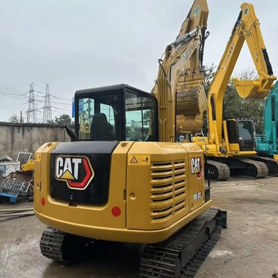 Gebruikte Caterpillar-graafmachine 5,6 km/u snelheid en manoeuvreerbaarheid voor drukke stadsreconstructiesites