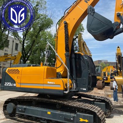 Gebruikte Hyundai 220LC-9S Graafmachine met Cummins Motor Klaar voor Verzending naar Oman