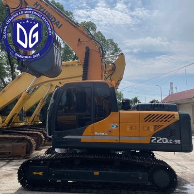 Gebruikte Hyundai 220LC-9S Graafmachine met Cummins Motor Klaar voor Verzending naar Oman