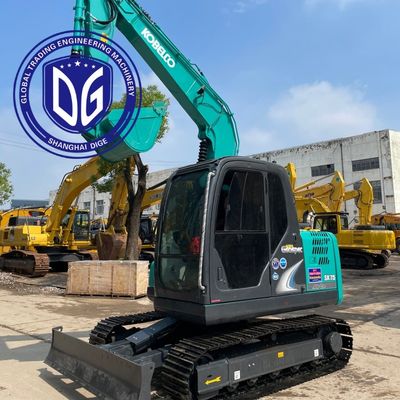 Gebruikte Kobelco SK75 Graafmachine Rupsband Type Compact