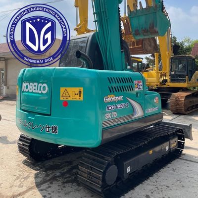 Gebruikte Kobelco SK75 Graafmachine Rupsband Type Compact