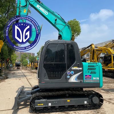 Gebruikte Kobelco SK75 Graafmachine Rupsband Type Compact
