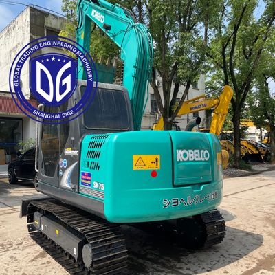 Gebruikte Kobelco SK75 Graafmachine Rupsband Type Compact