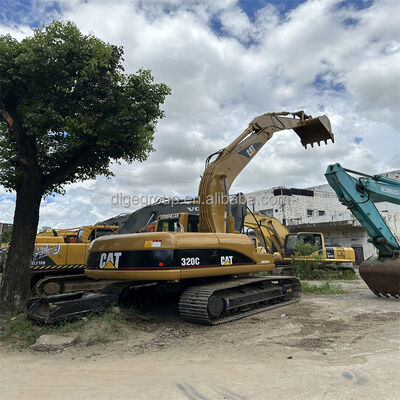 Gebruikte Caterpillar 320C 20t graafmachine op voorraad met beste prijs Robuuste Duurzame Krachtige graafmachine te koop