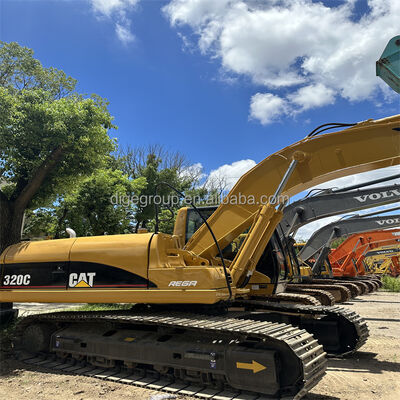 Gebruikte Caterpillar 320C 20t graafmachine op voorraad met beste prijs Robuuste Duurzame Krachtige graafmachine te koop