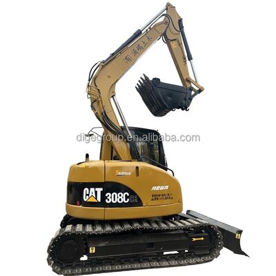 Gebruikte Caterpillar 308C 8t graafmachine op voorraad met goedkope prijs warm te koop in goede staat tweedehands krachtige graafmachine te koop