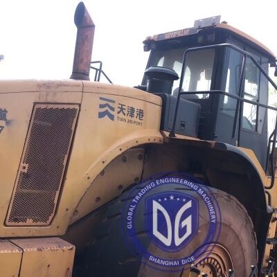 Japan 6,5 ton gebruikte Caterpillar wiellader CAT980H wiellader van hoge kwaliteit In voorraad