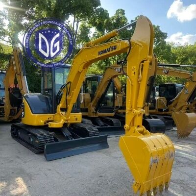 Gebruikte Japan Komatsu PC40 mini graafmachine 4 ton kleine hydraulische graver lage werktijden