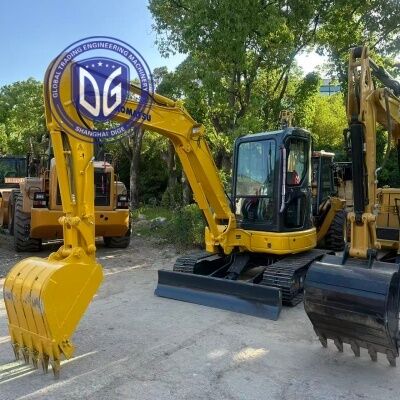 Gebruikte Japan Komatsu PC40 mini graafmachine 4 ton kleine hydraulische graver lage werktijden